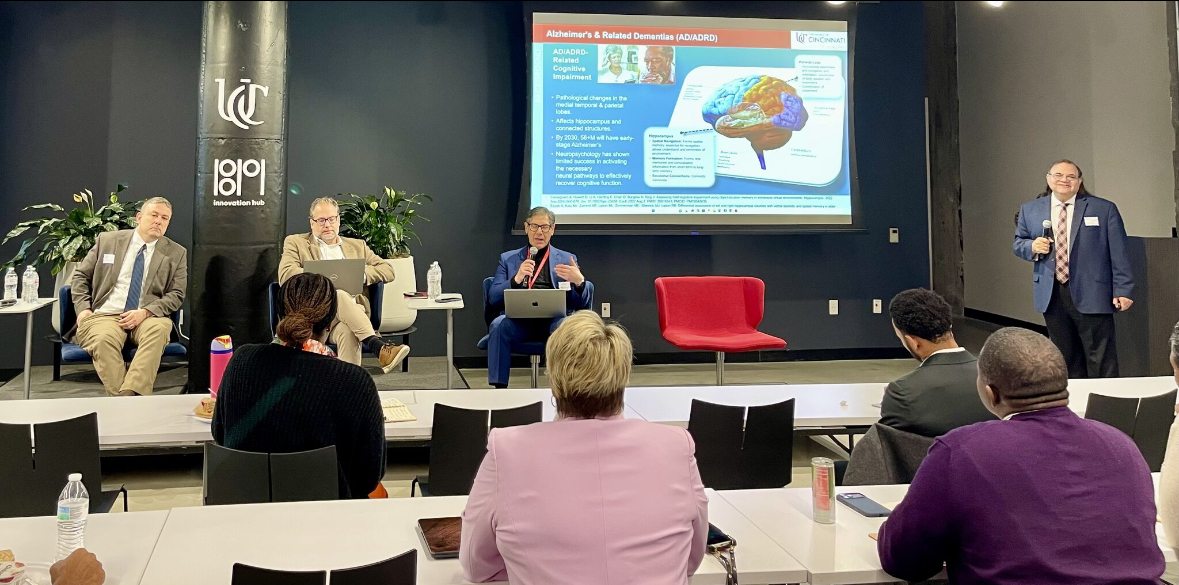 Dr. Faiola presenting at the AI in Healthcare 2025 Summit